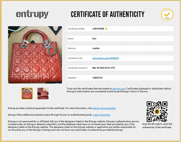 Vintage Lady Dior Bag Cannage Quilt Lambskin Medium