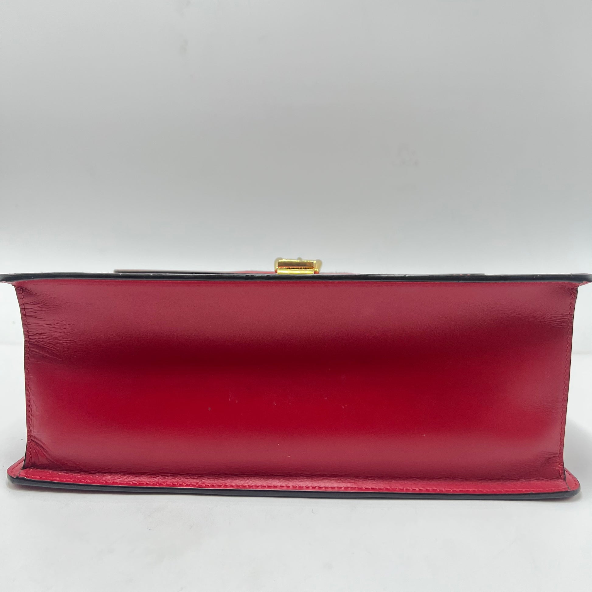 Sylvie Top Handle Bag Leather Medium Twins