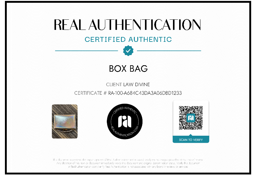 'Mini Grace' Holographic Leather Box Clutch