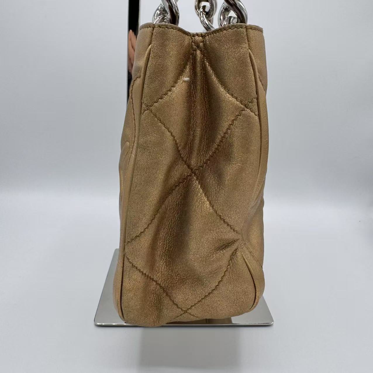 Salvatore Ferragamo Bronze SHW Handbag