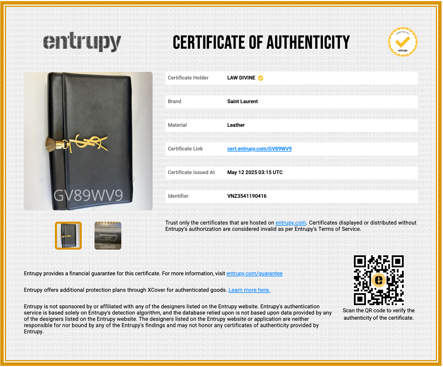 Classic Monogram Tassel Crossbody Bag Leather Medium