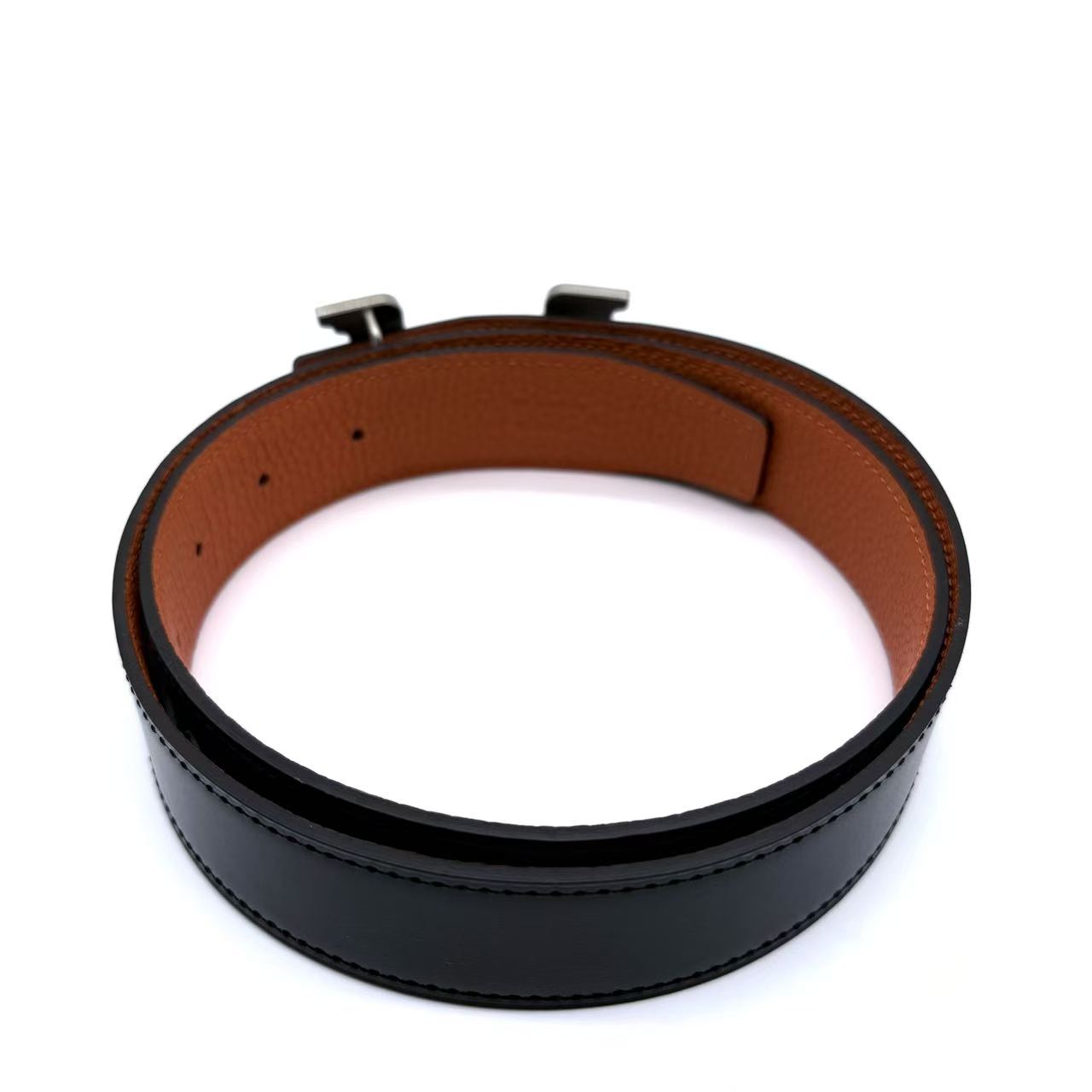 Constance Pegasus leather black orange silver 80