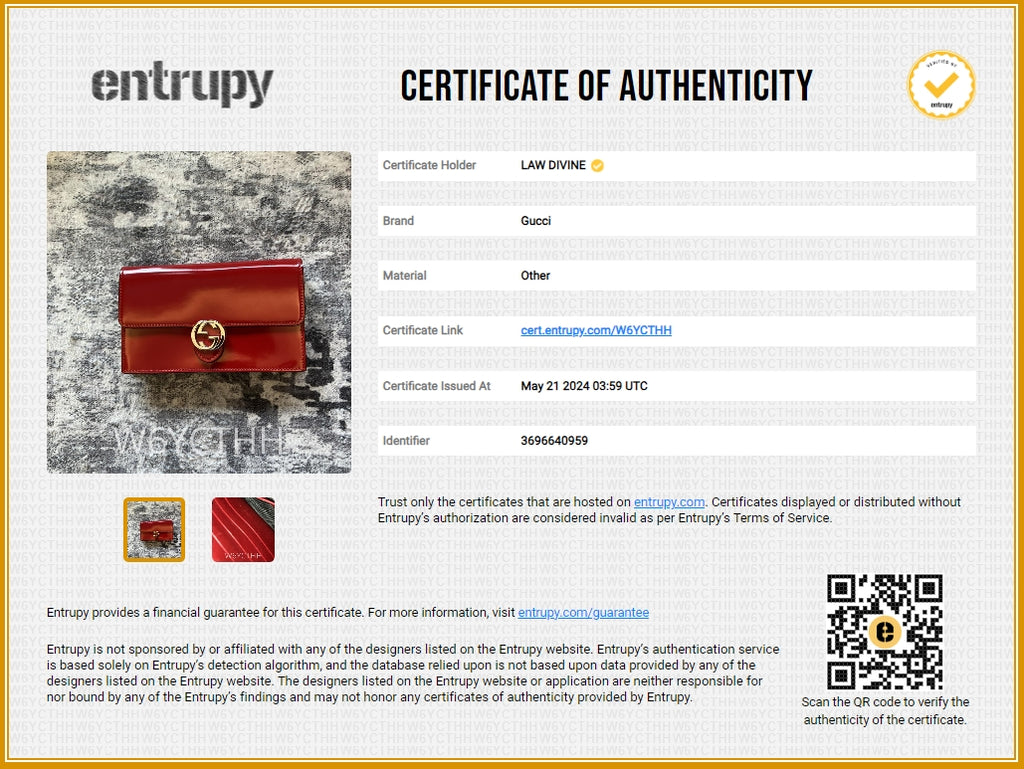 Polished Calfskin Icon Wallet Red