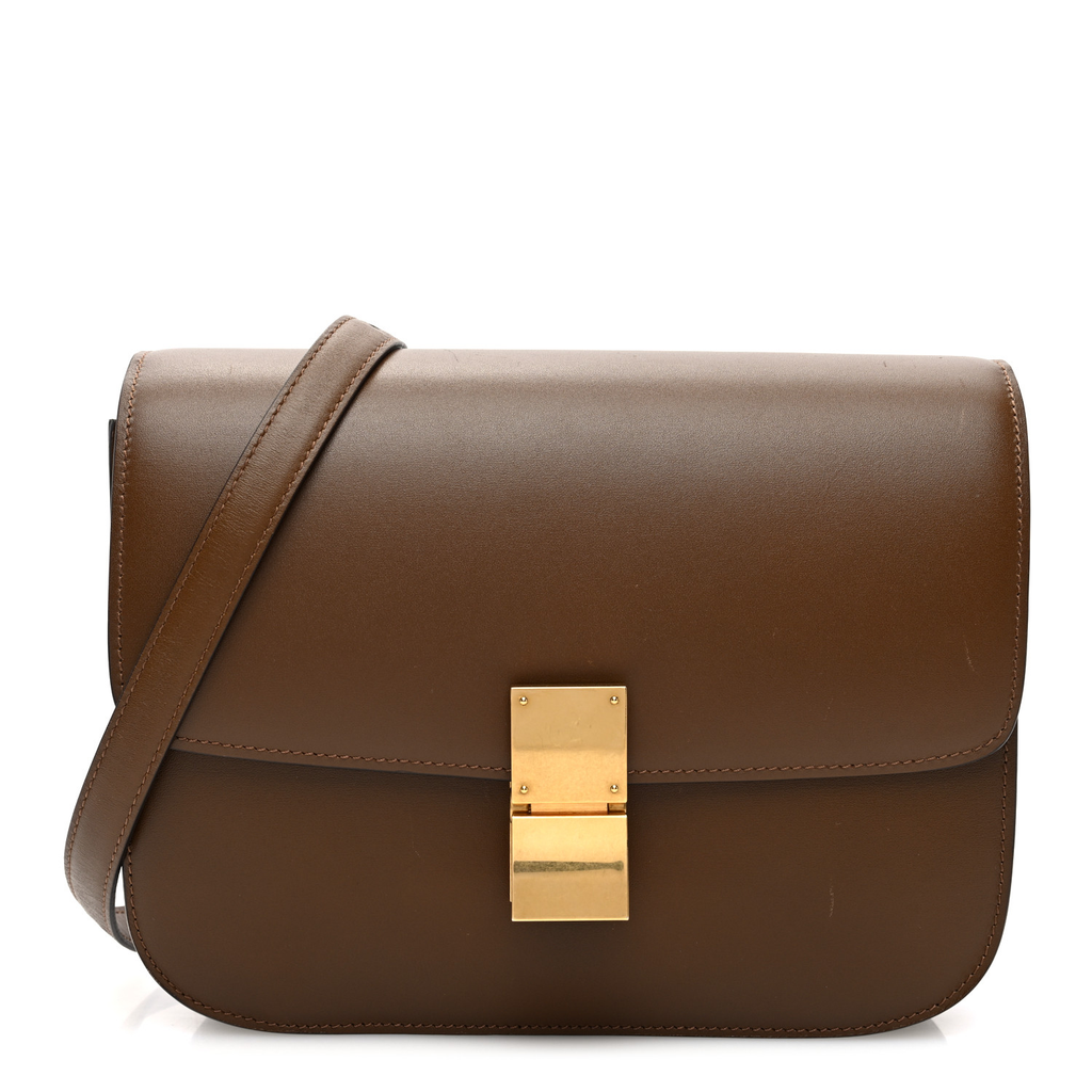 Classic Box Bag Smooth Leather Teen Twins