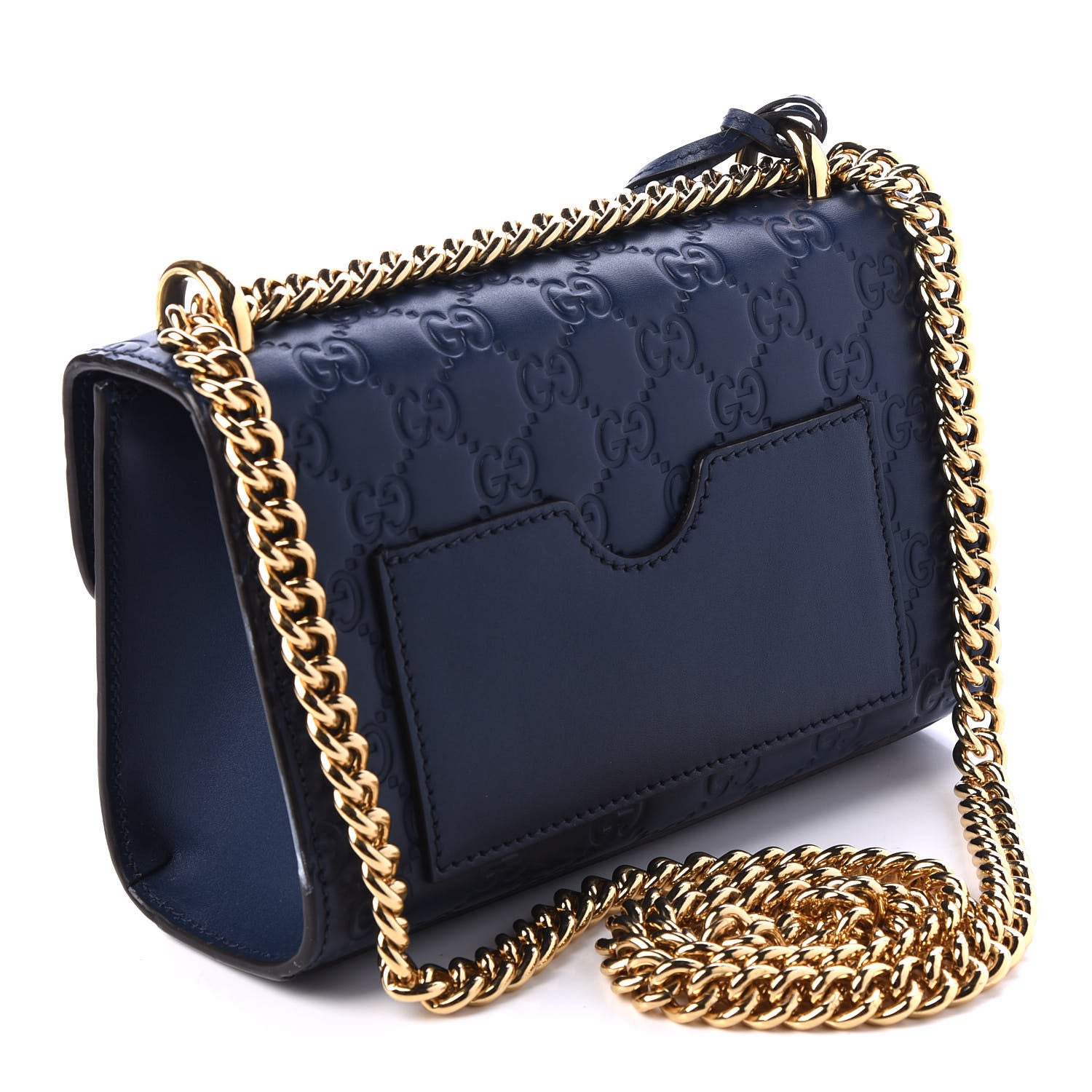 Padlock Shoulder Bag Guccissima Leather Small Twins