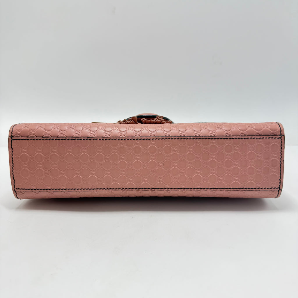 Emily Chain Flap Bag Guccissima Leather Medium Twins