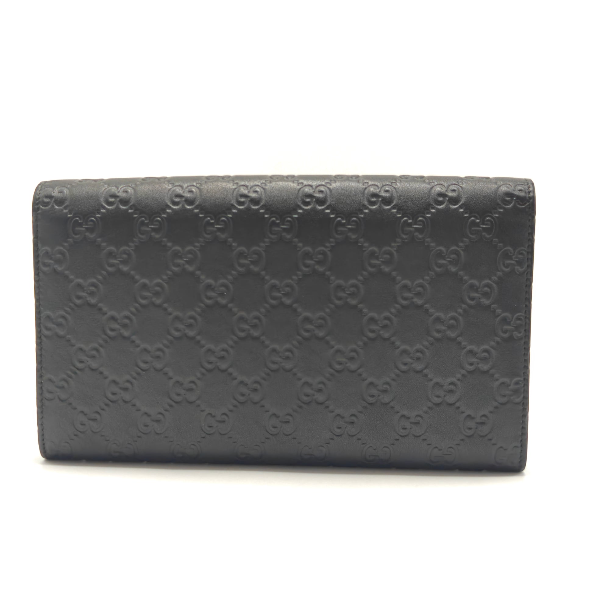 Travel Flap Wallet Guccissima Leather Twins