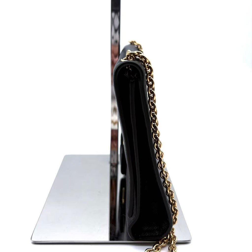 Leather clutch bag W20989