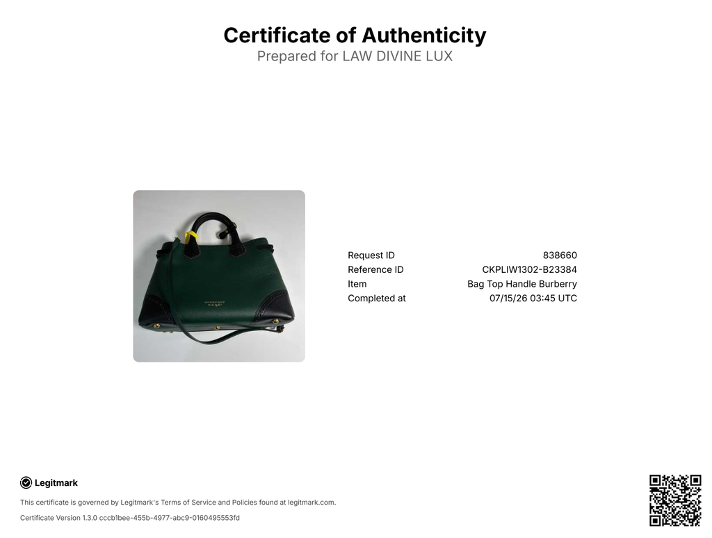 Burberry Brogues Banner Tote Leather and House Check Twins B23384