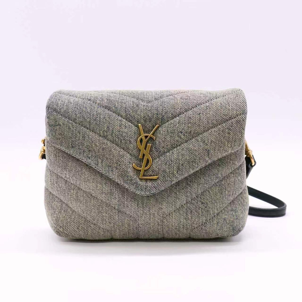 Saint Laurent Chevron LouLou Small Twins LDJ6589