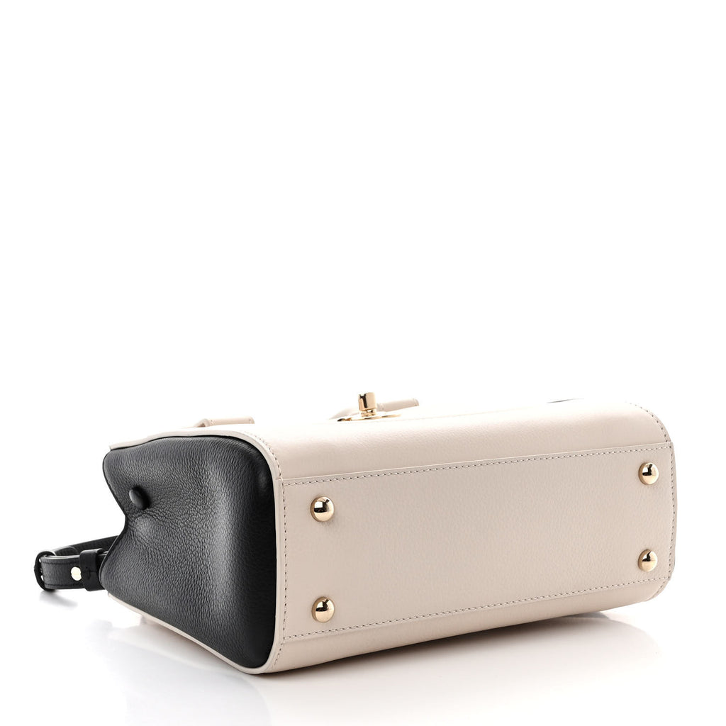 Neo Executive Tote Grained Calfskin Mini Twins