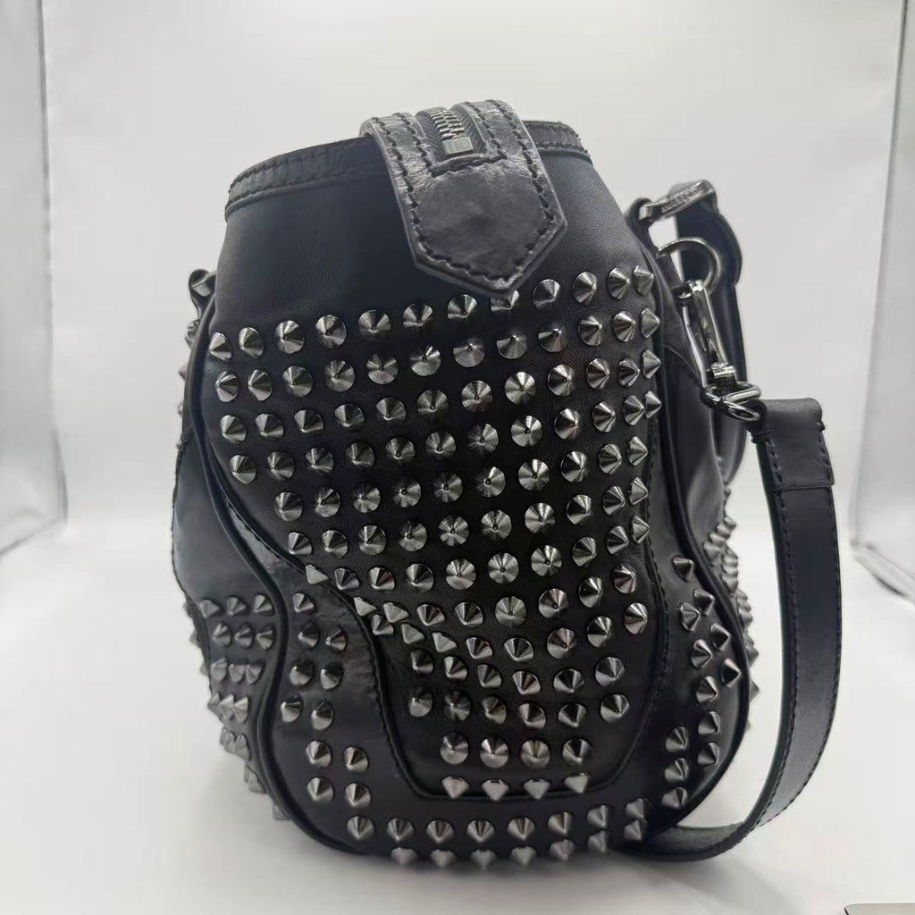 Studded Leather Tote
