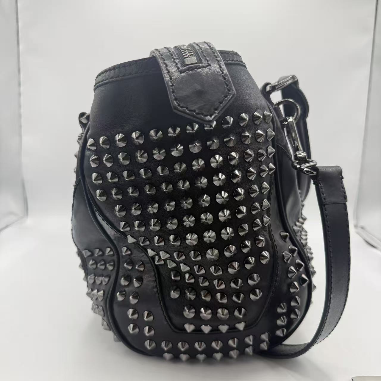 Studded Leather Tote