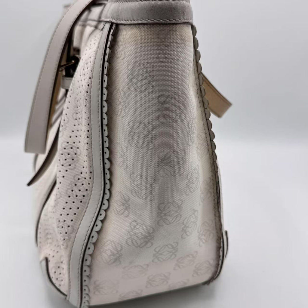 Loewe Anagram Logo Charm Logomania Shoulder Tote Bag
