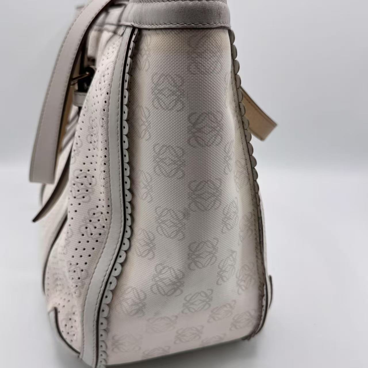 Loewe Anagram Logo Charm Logomania Shoulder Tote Bag