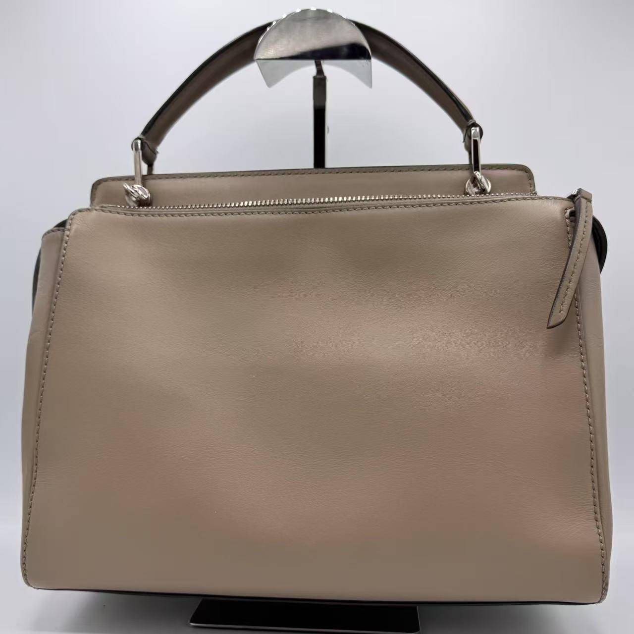 Fendi- Leather Dotcom Medium Handbag