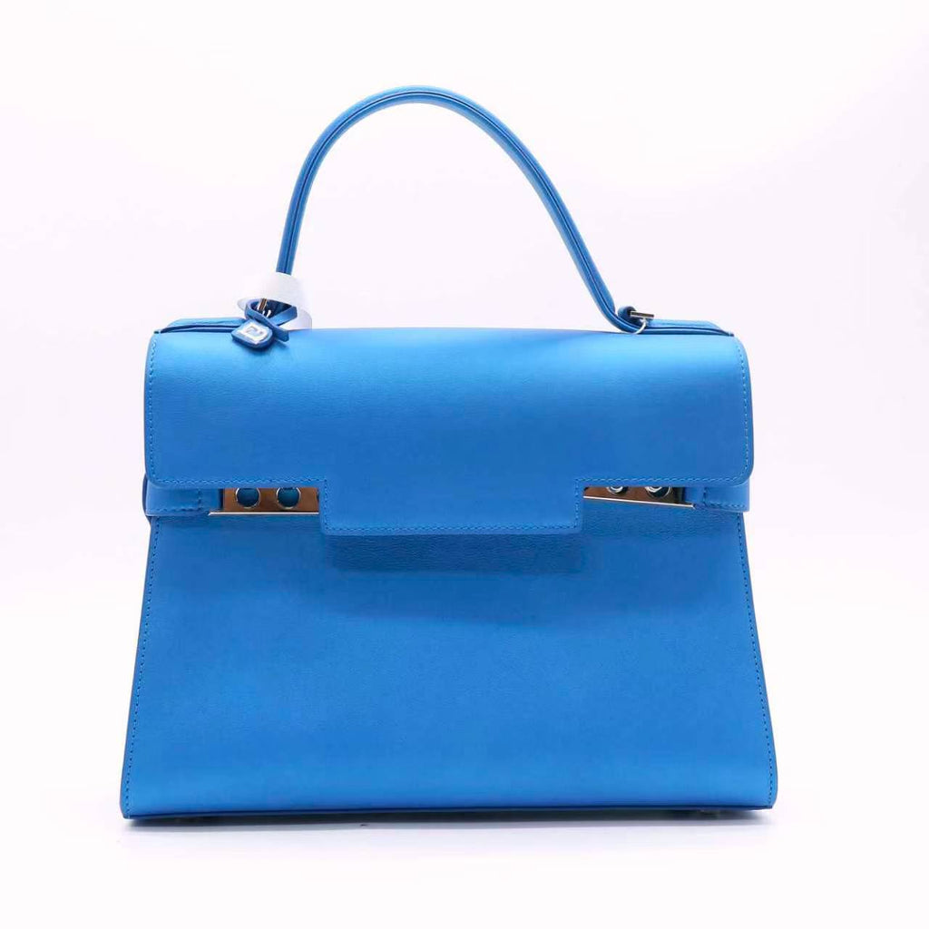 Delvaux Tempete Top Handle Bag Leather MM Twins B23723