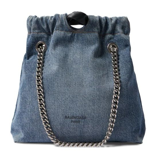 BALENCIAGA  Crush Denim Tote Bag Twins LDJ6798