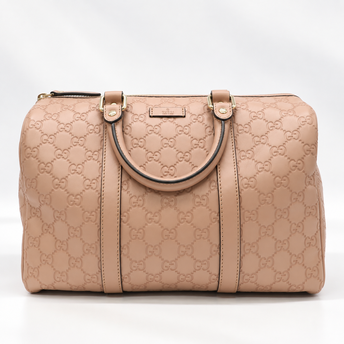 Gucci Pink Guccissima Leather Medium Joy Boston Bag twins LDJ5846