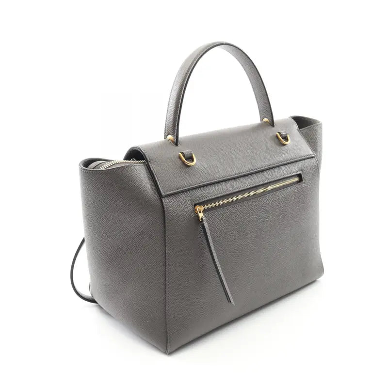 Belt Bag Textured Leather Mini Twins