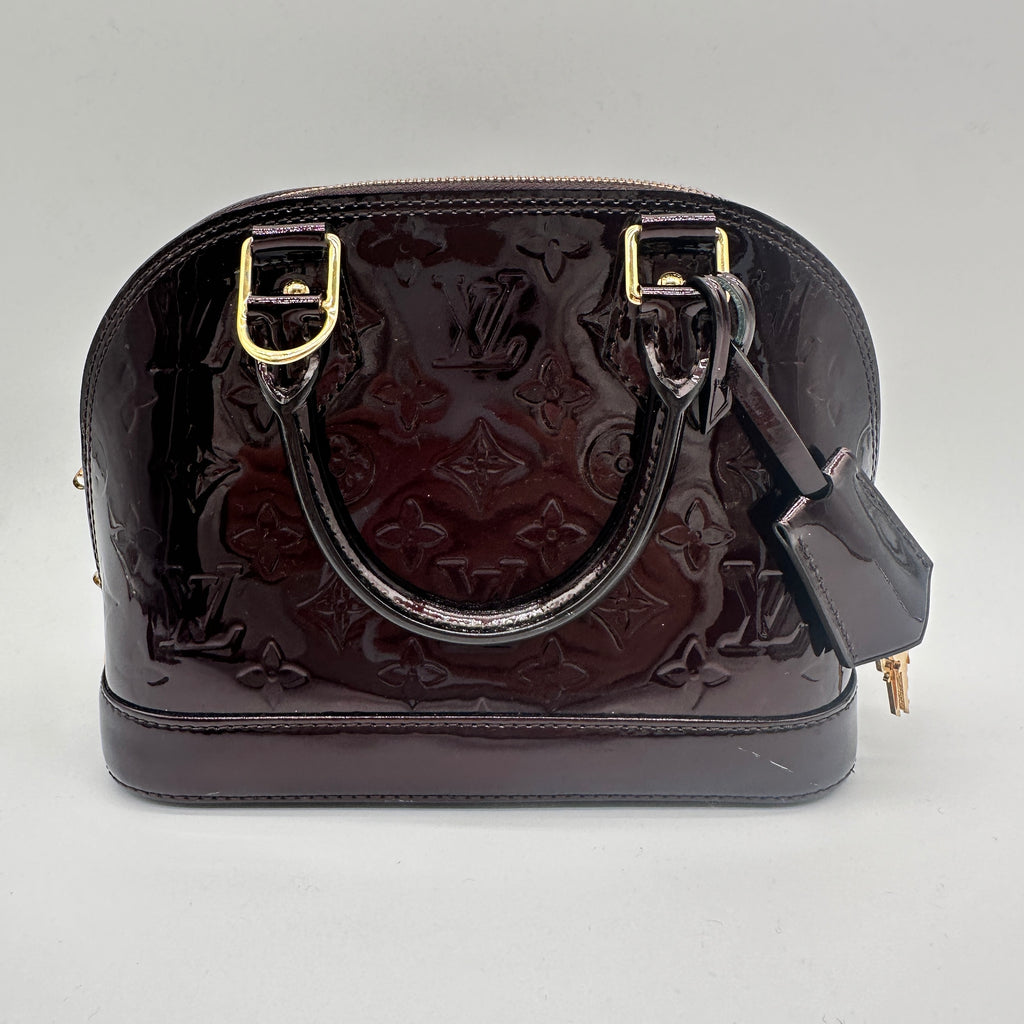 Alma Handbag Monogram Vernis BB