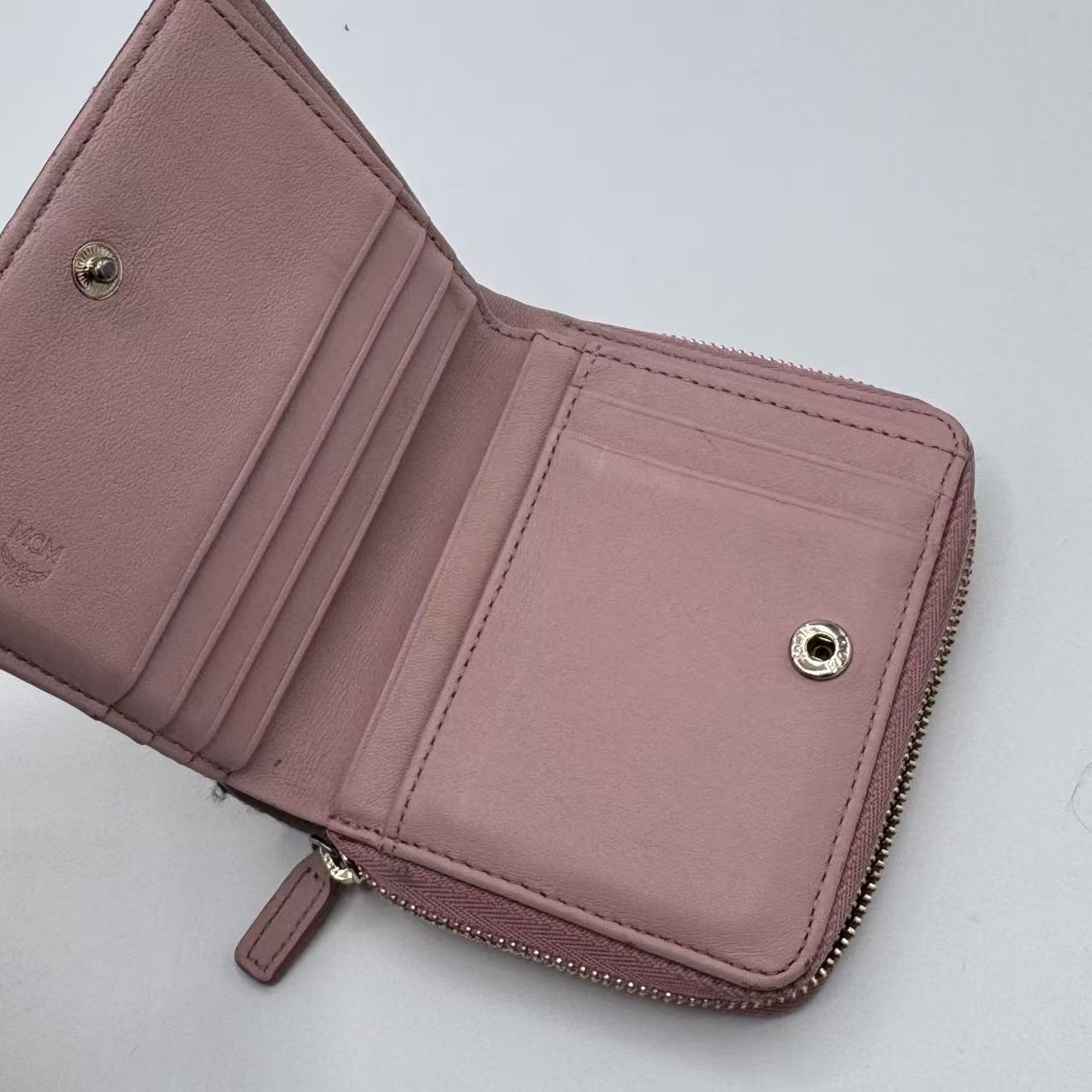 Visetos Rabbit Zip Around Wallet Pink