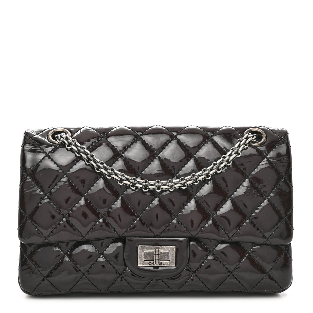 Chanel Reissue 2.55 Patent Leather Flap Bag twins