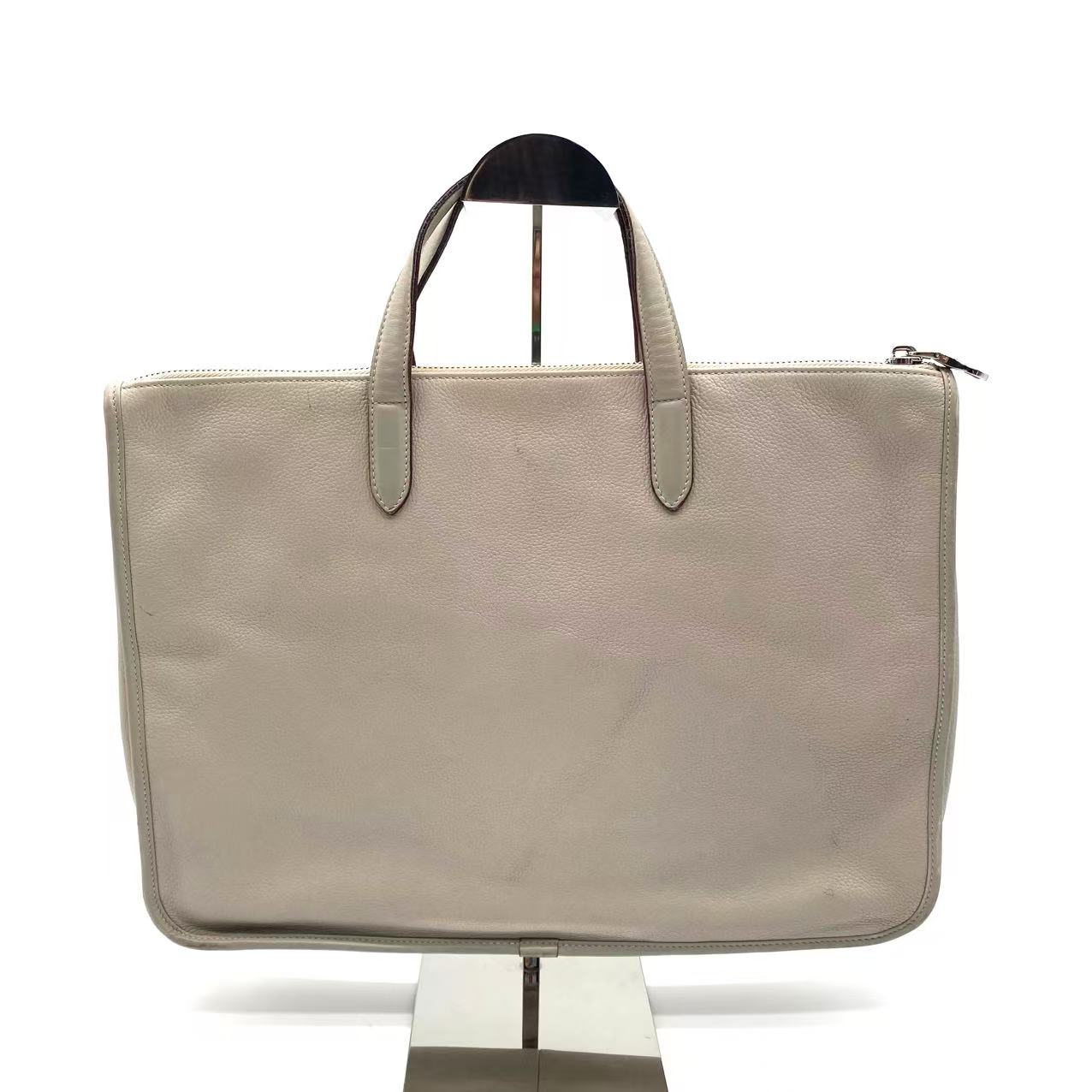T Shopper leather handbag