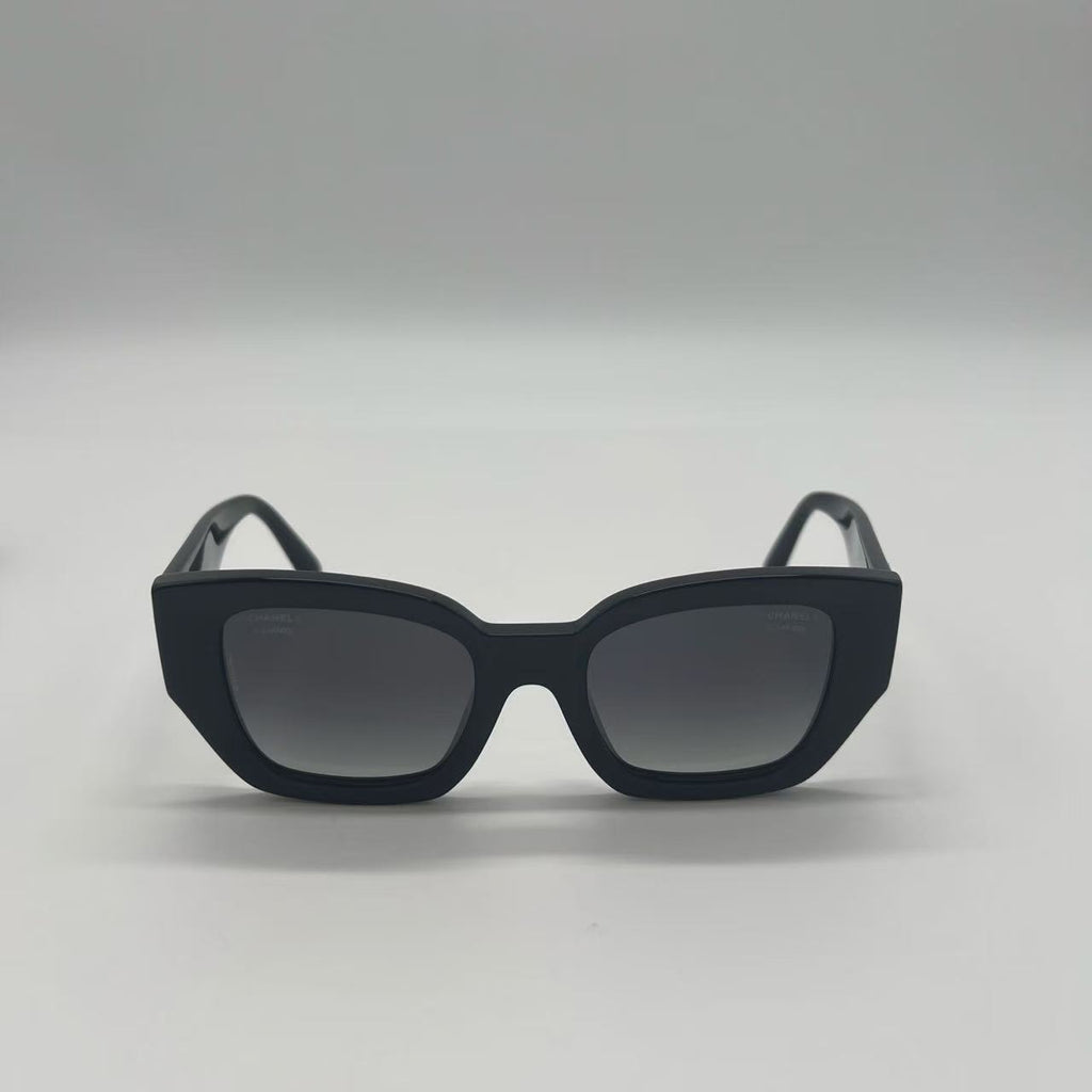 Black Acetate Frame CC Sunglasses-twins