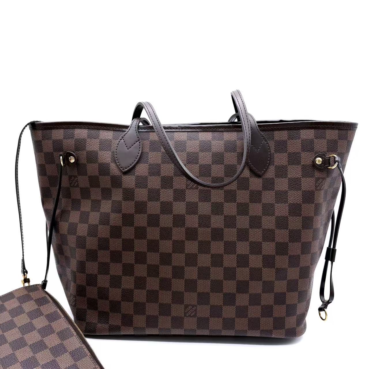 Damier Ebene Neo Neverfull MM with Pouch