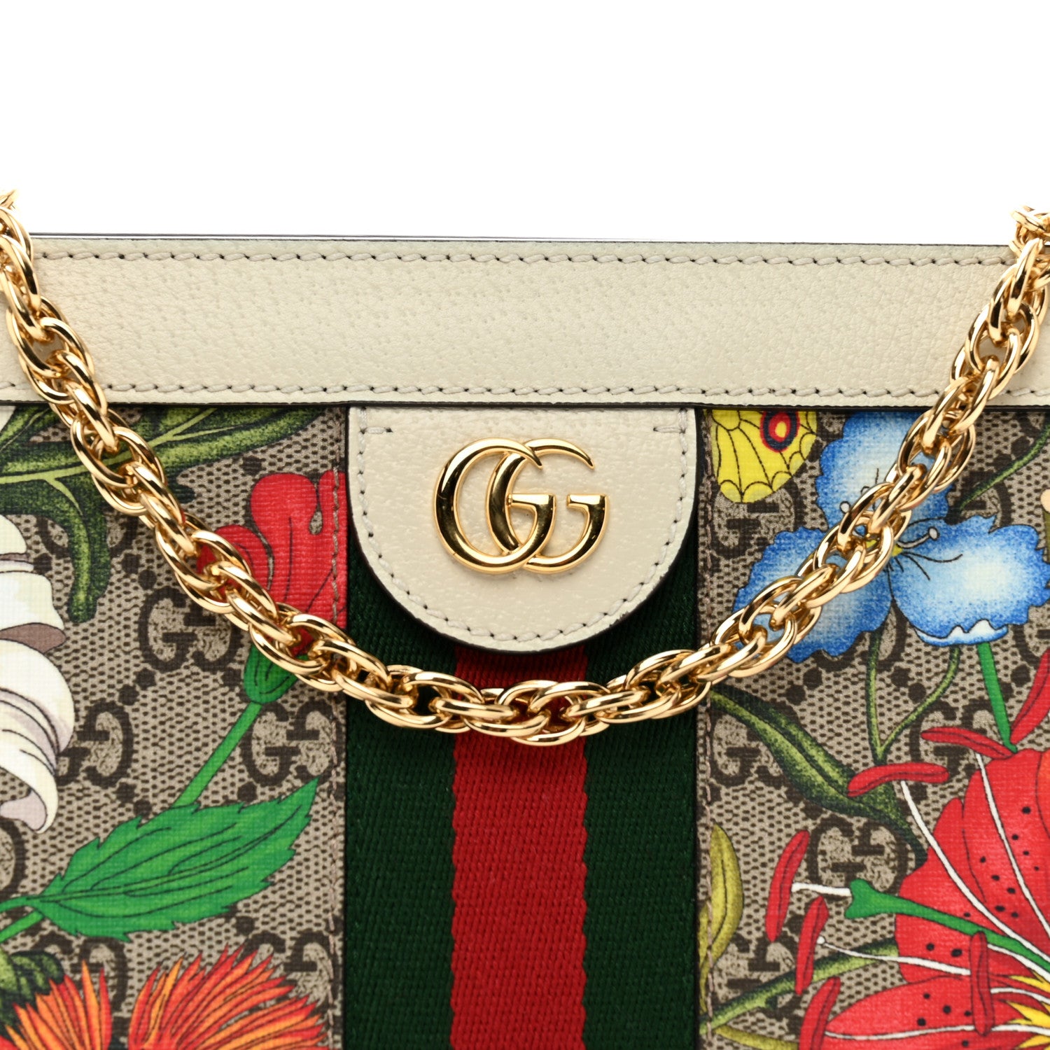 Ophidia shoulder bag Gucci Coated canvas Monogram  Beige twins