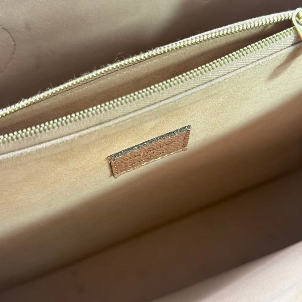 Flandrin Handbag Monogram Canvas and Leather twins