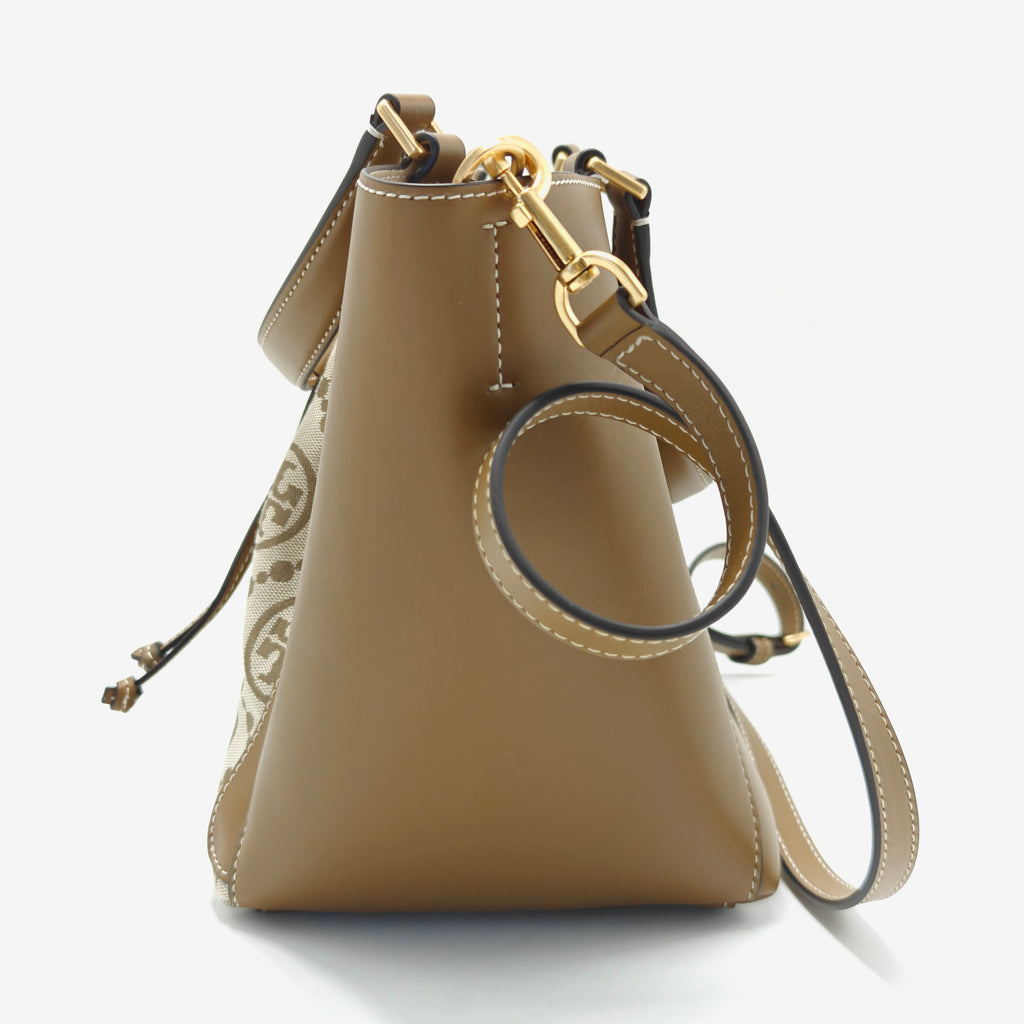 McGraw T Monogram Dragonfly Bucket Tote Bag Twins