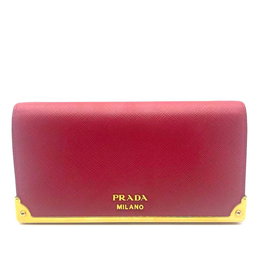 Prada Chain-Link Clutch Crossbody Bags