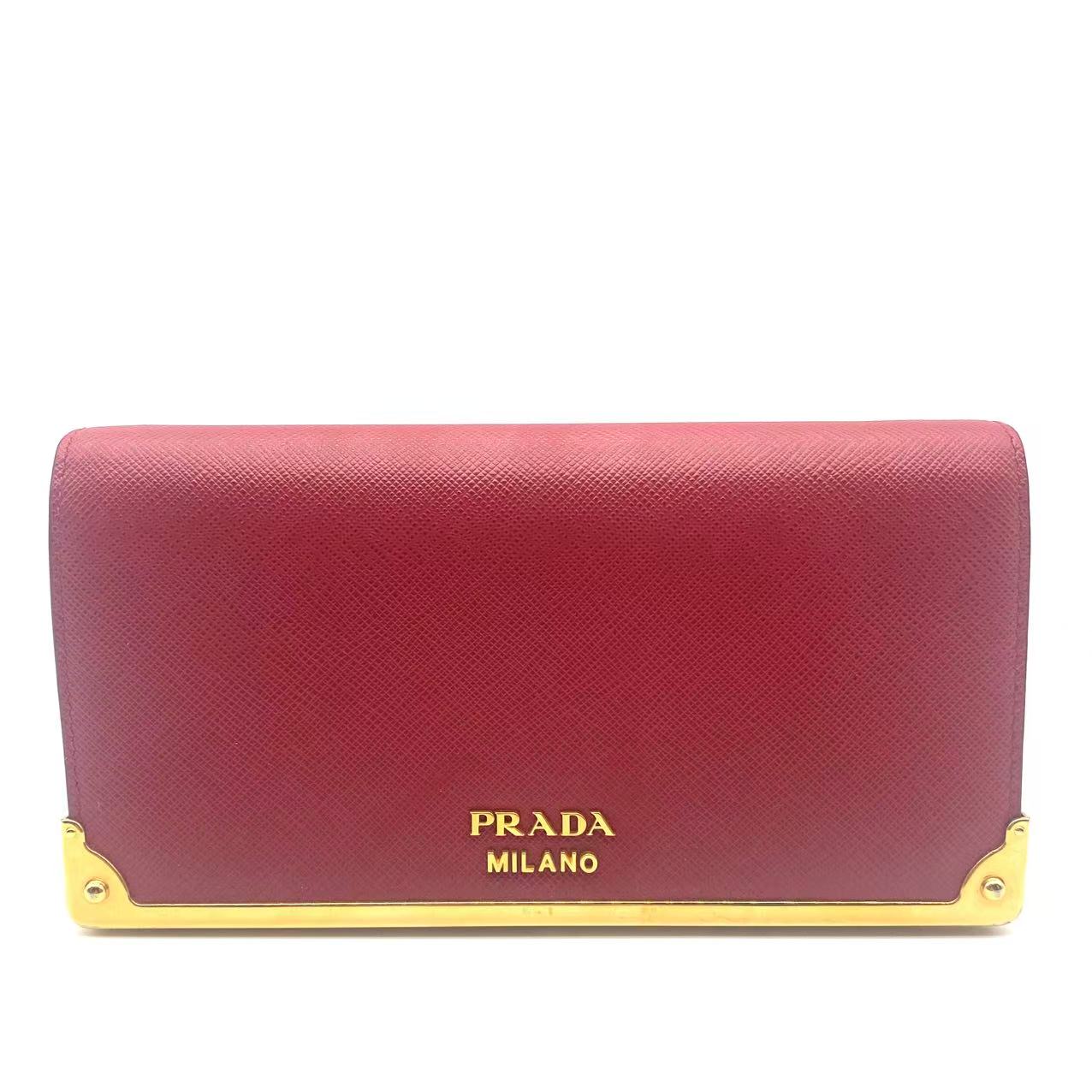 Prada Chain-Link Clutch Crossbody Bags