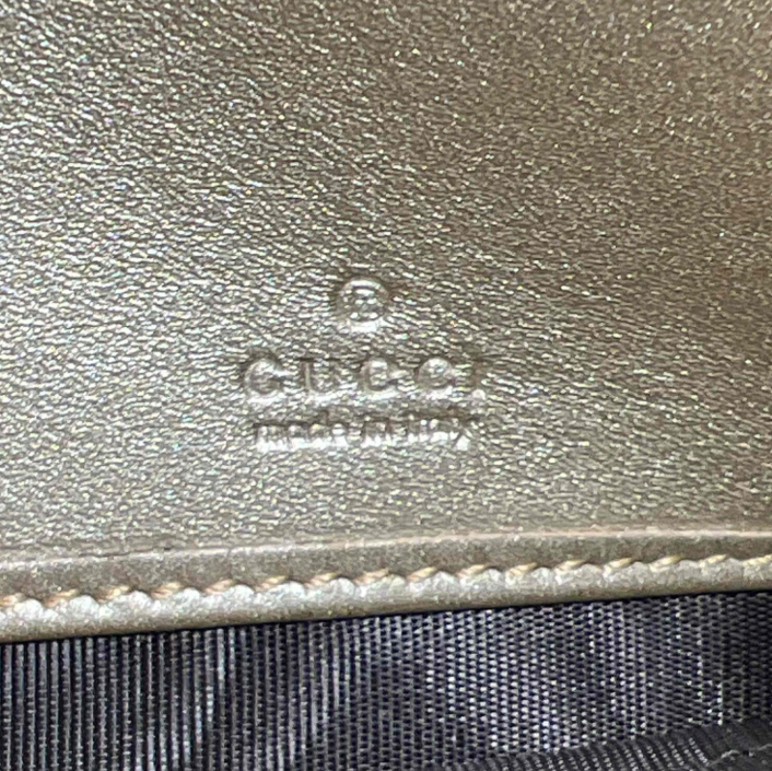 Gucci Microguccissima Bow Continental Wallet W23510