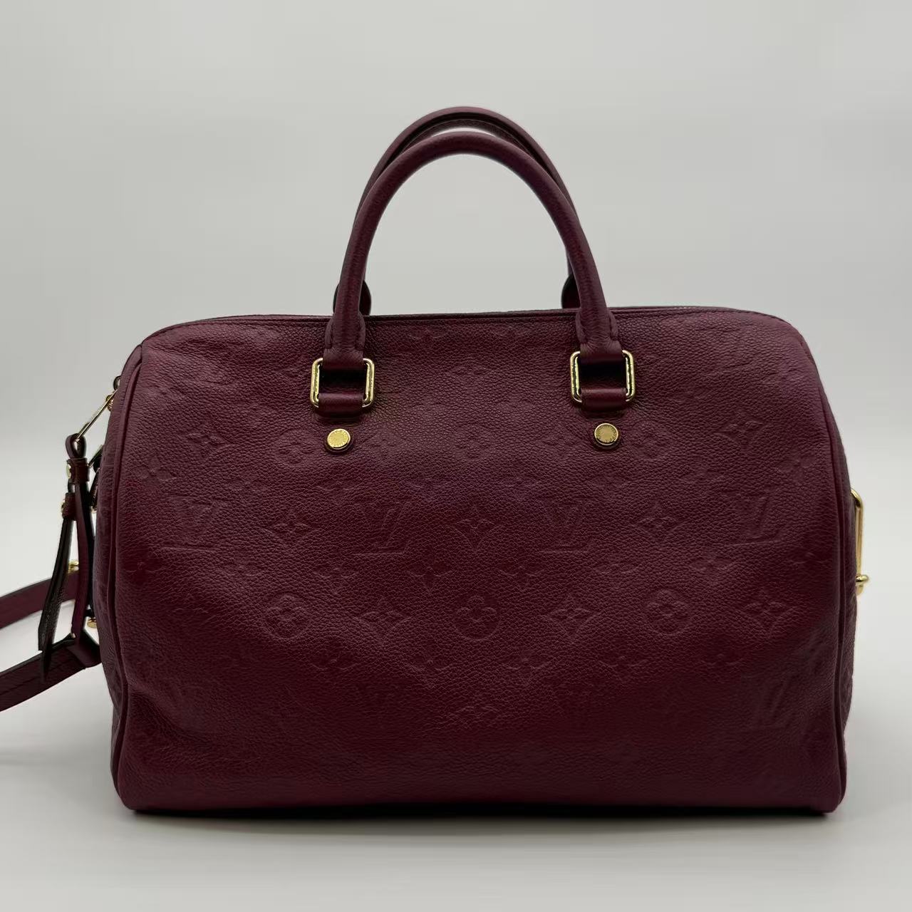 Speedy Bandouliere Bag Monogram Empreinte Leather 30