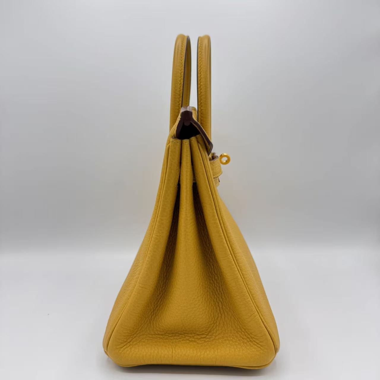 Birkin Handbag Jaune Ambre Togo with Gold Hardware 25