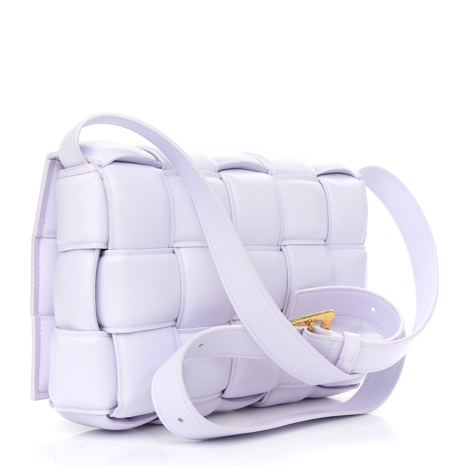 Nappa Maxi Intreccio Padded Cassette Crossbody Bag