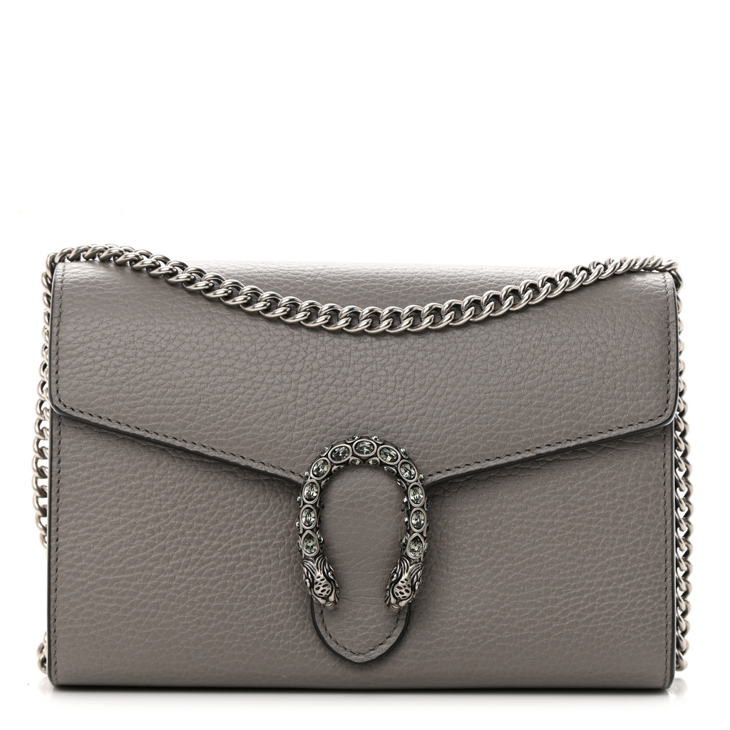 Dionysus Chain Wallet Leather with Embellished Detail Small Twins