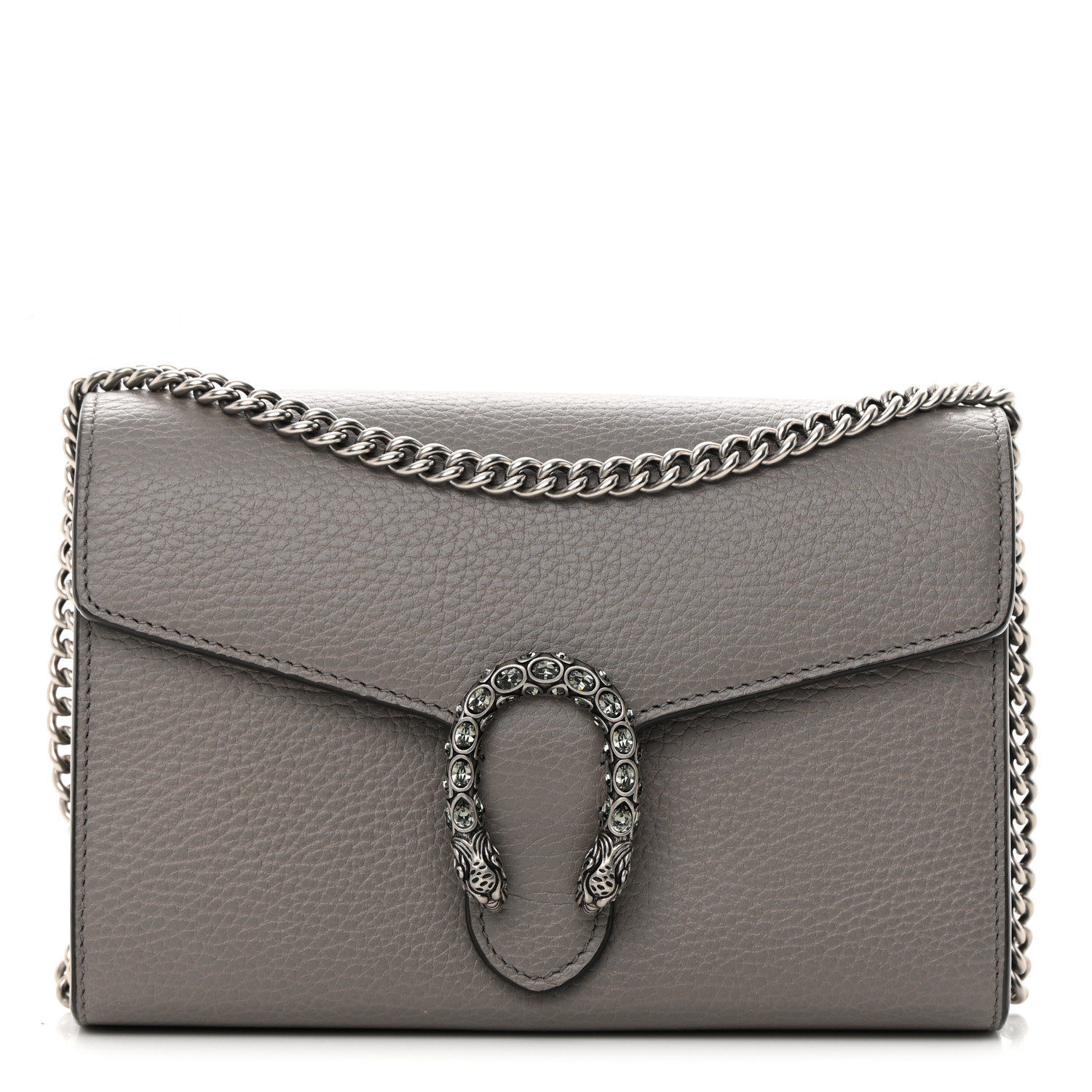 Dionysus Chain Wallet Leather with Embellished Detail Small Twins