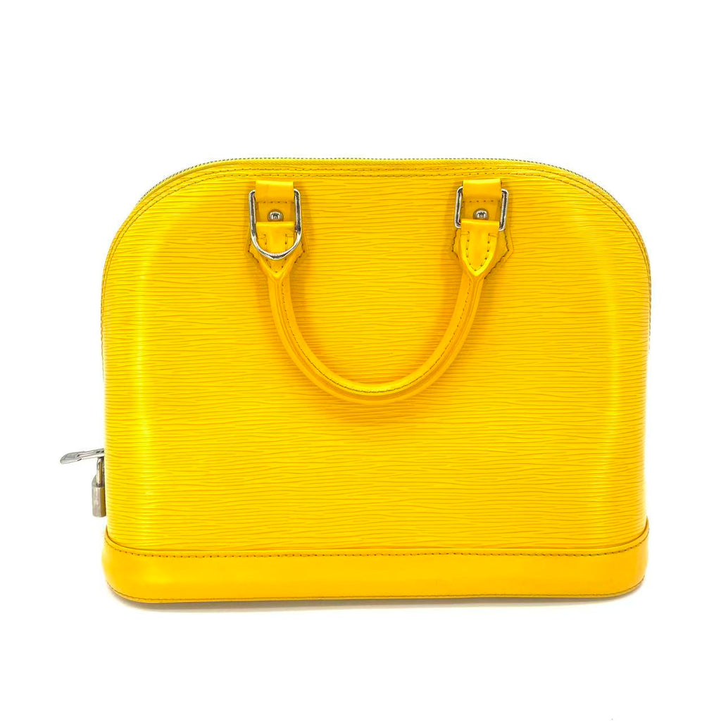 Citron Epi Leather Alma PM Bag