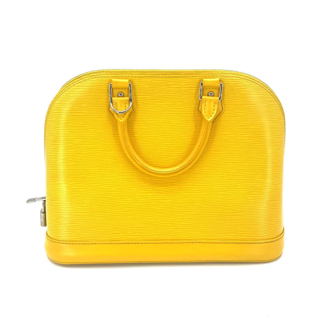 Citron Epi Leather Alma PM Bag