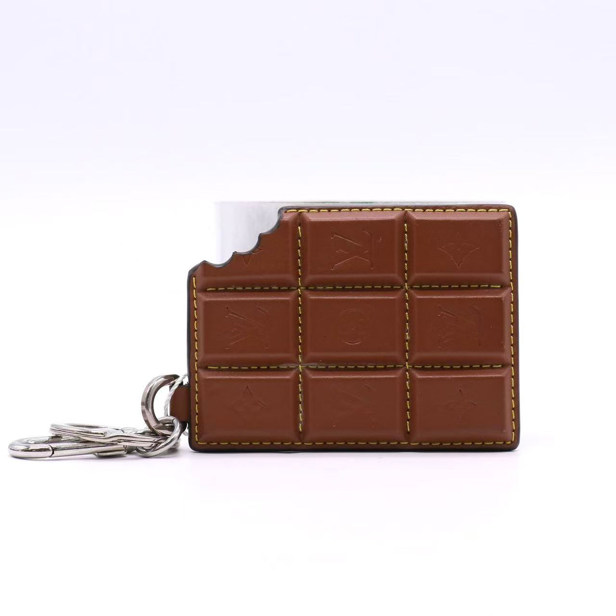 LV Chocolate Bar Key Holder and Bag Charm Twins LDZ1711
