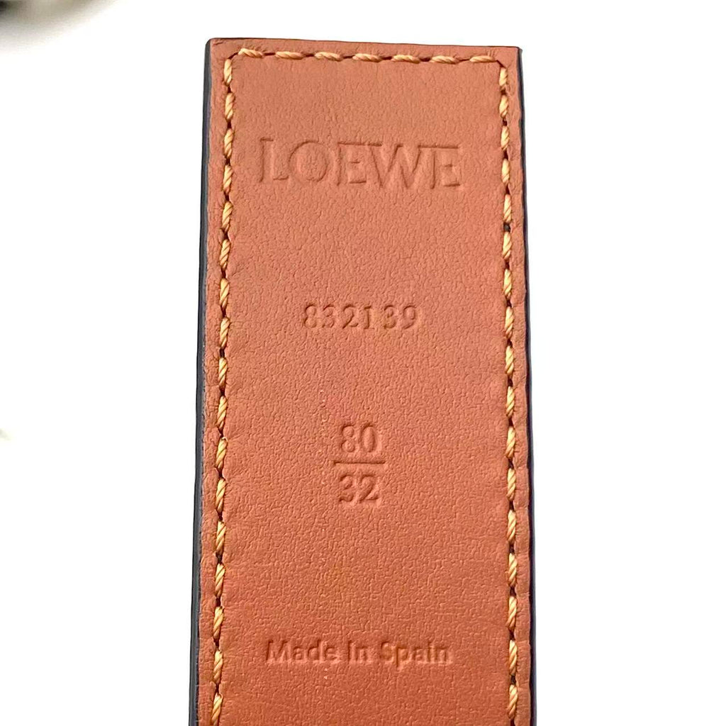 Anagram reversible leather belt