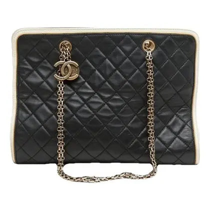 Trendy CC Leder Shopper Tote