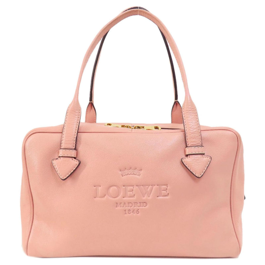 Amazona Leather Top Handle Bag twins