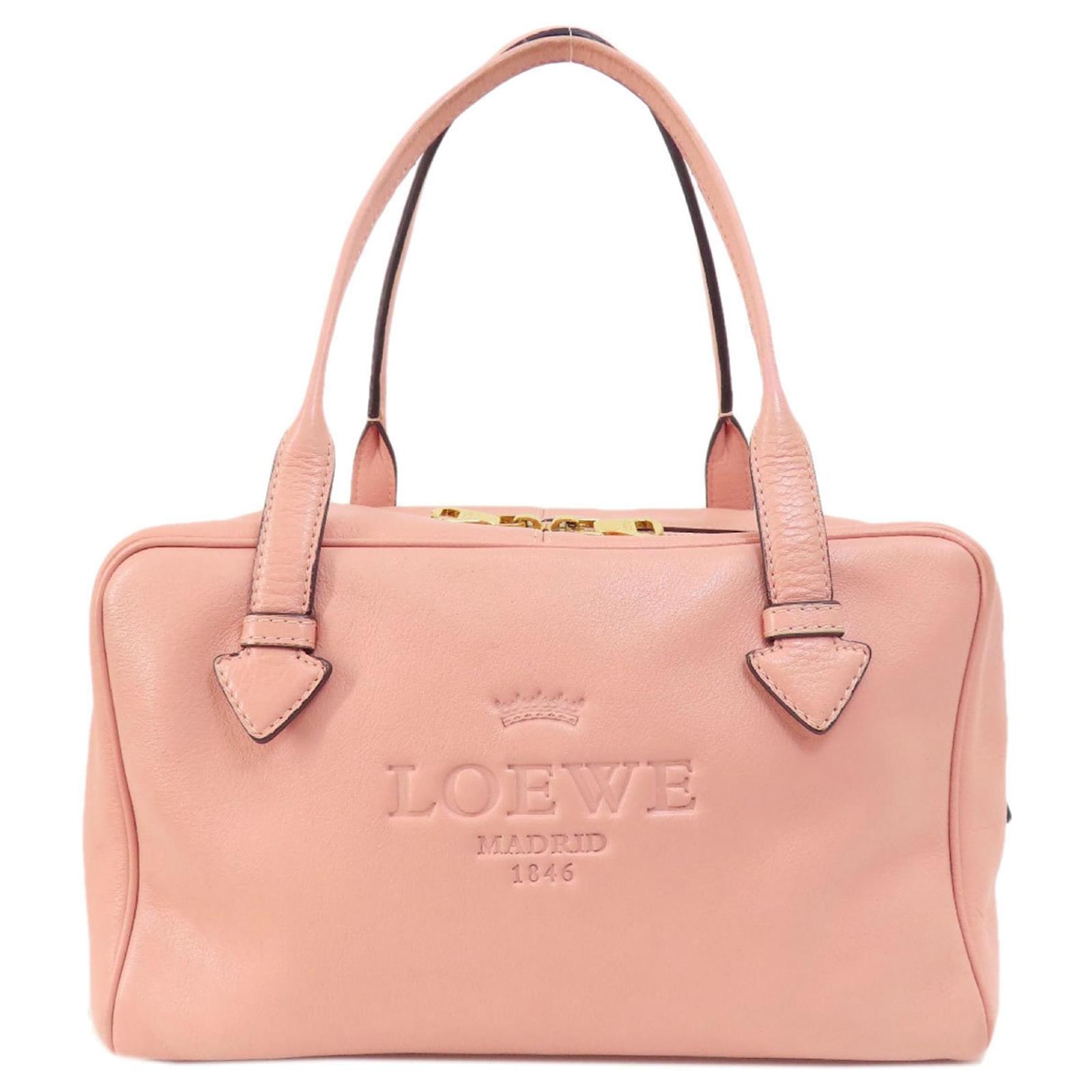 Amazona Leather Top Handle Bag twins