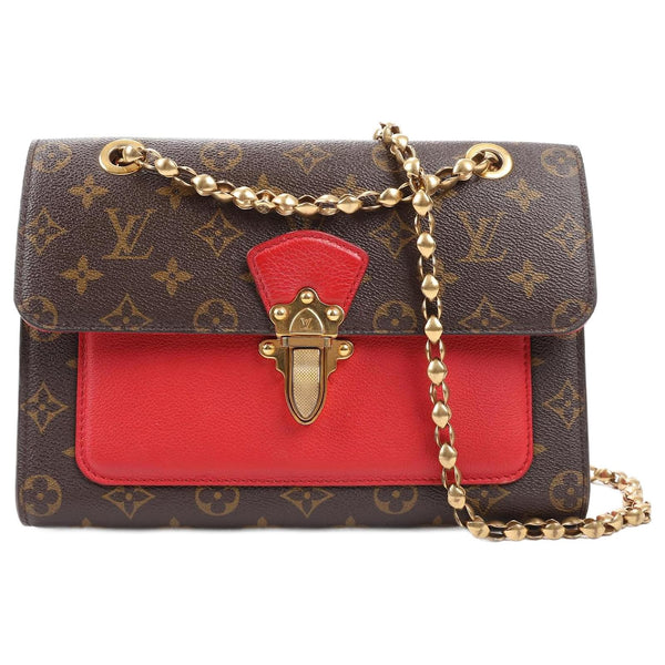 Victoire Handbag Monogram Canvas and Leather Twins