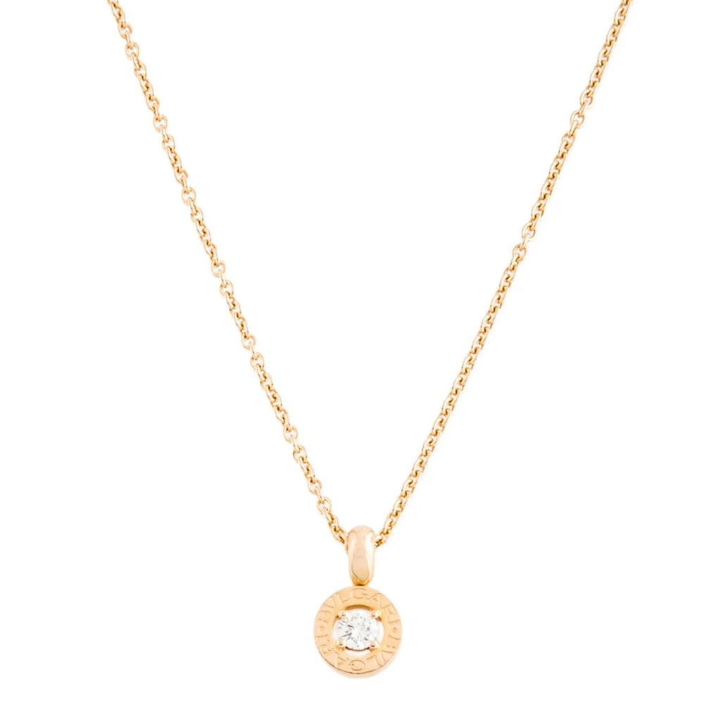Bvlgari 18K Diamond Bvlgari Bvlgari Pendant Necklace Twins LDZ1267